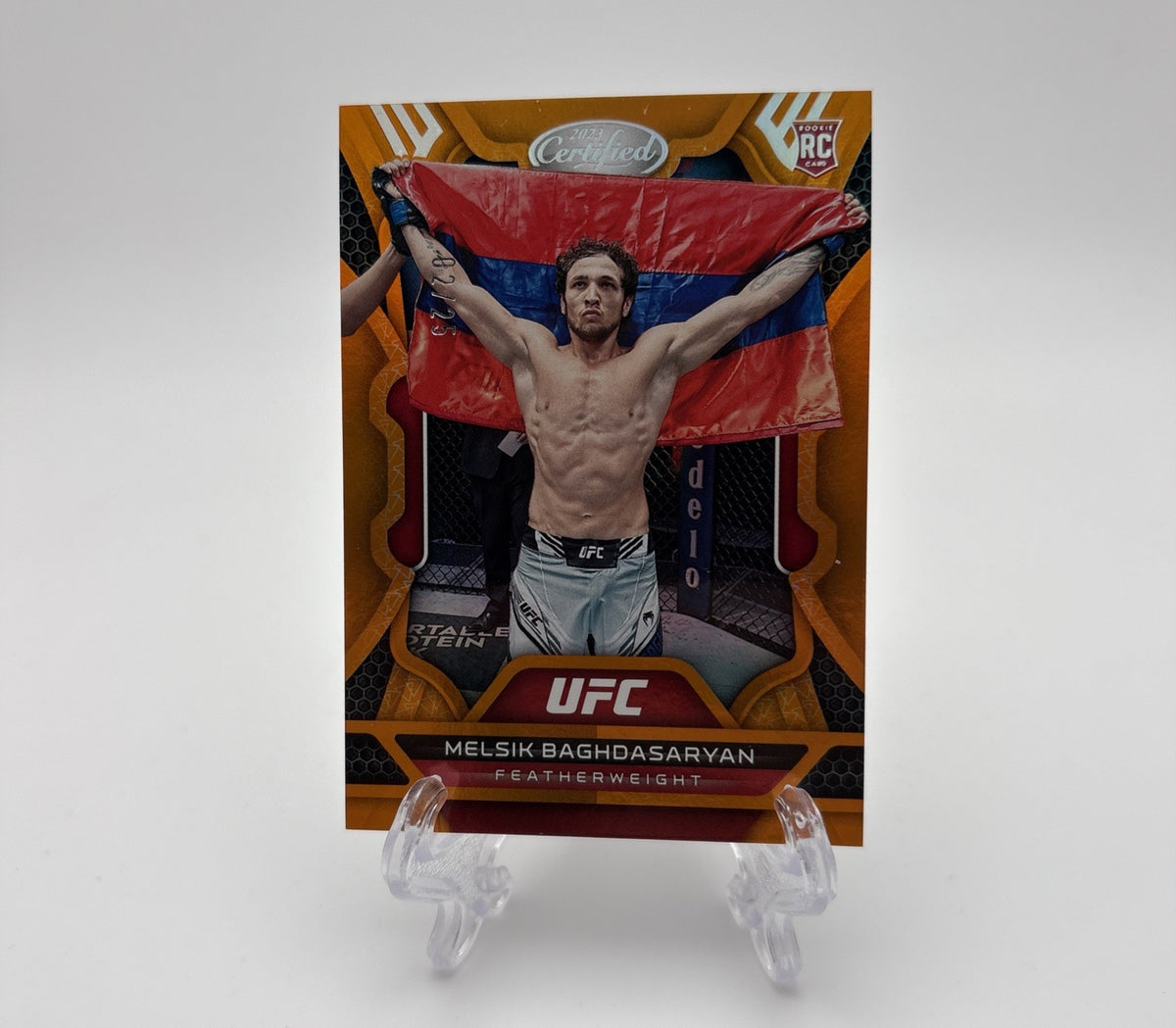 2023 Panini Chronicles Certified UFC - Rookie (RC) /25 Melsik Baghdasaryan #230