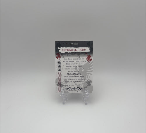 2010 Leaf MMA - Red Auto Mario Miranda #AV-MM1