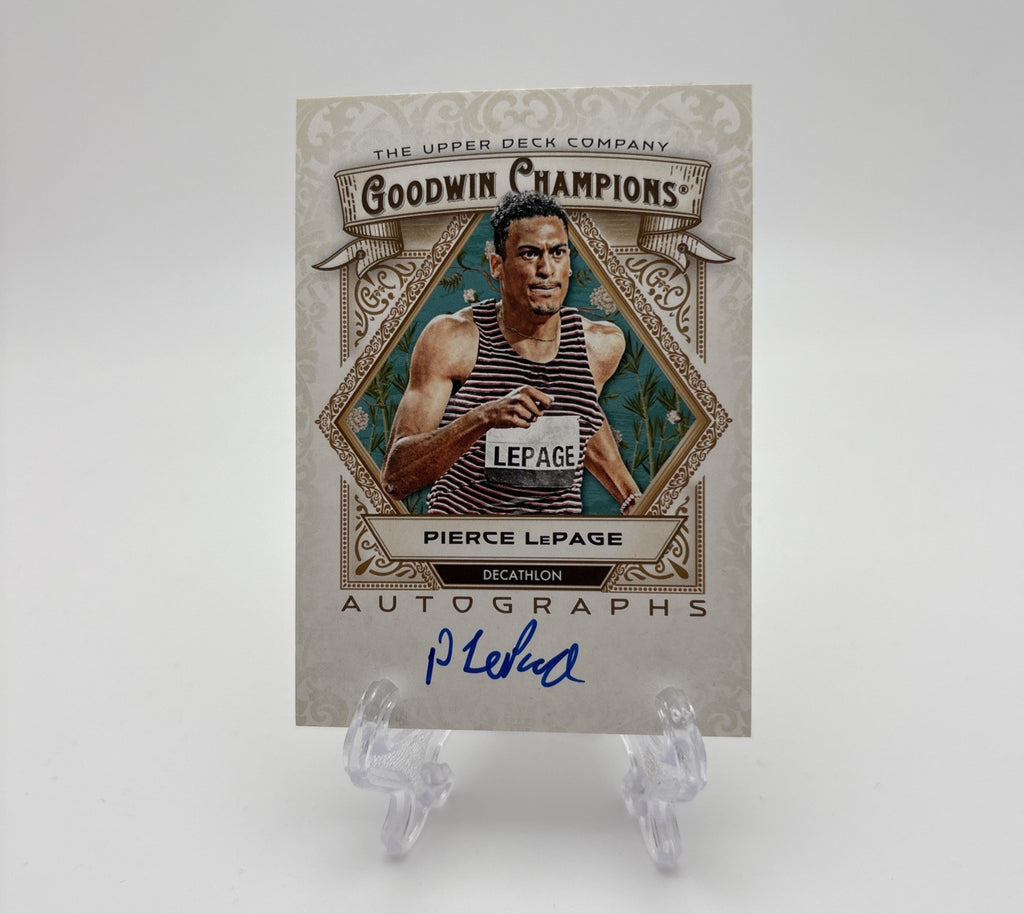 2025 Upper Deck Goodwin Champions - Pierce LePage Auto #A-PL - Decathlon