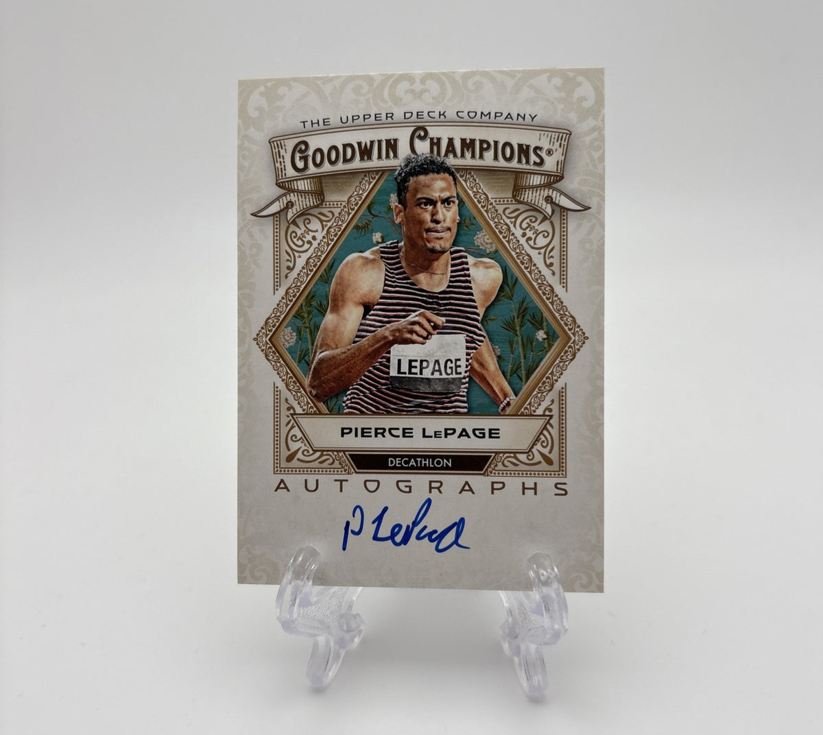 2025 Upper Deck Goodwin Champions - Pierce LePage Auto #A-PL - Decathlon