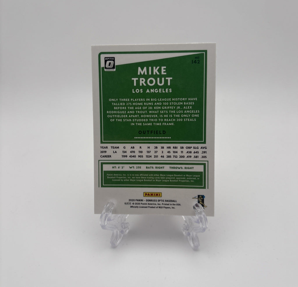 2020 Panini Donruss Optic - Base Mike Trout #142