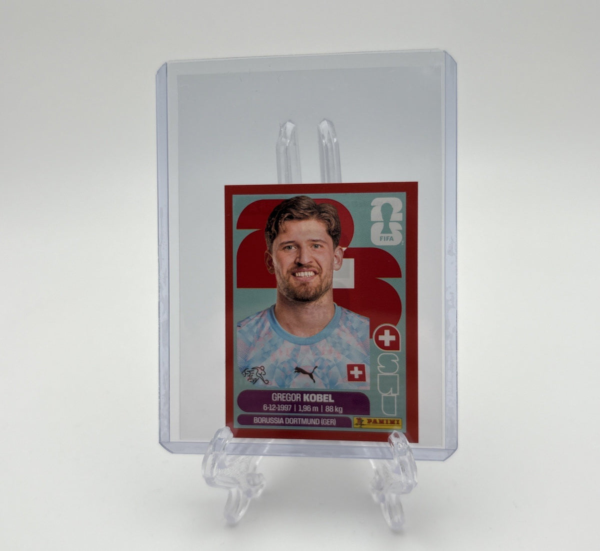 2026 Panini FIFA World Cup - Red Border Gregor Kobel #SUI-2 Switzerland