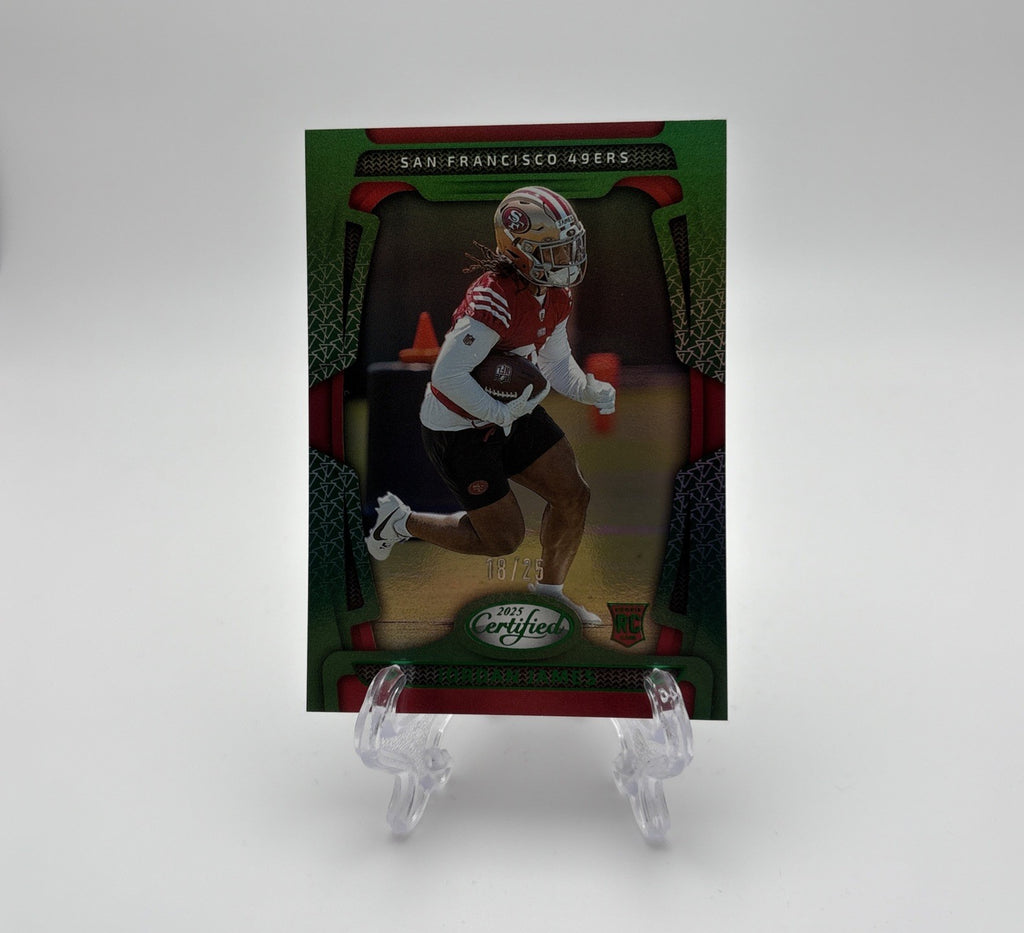 2025 Panini Certified Football - Rookie (RC) /25 Jordan James #187