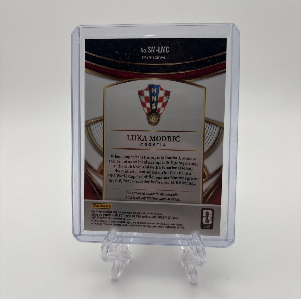 2025-26 Panini Select Road To FIFA World Cup - Silver Patch Luka Modric #SM-LMC