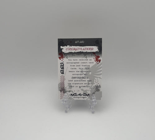 2010 Leaf MMA - Red Auto Assuerio Silva #AV-AS2