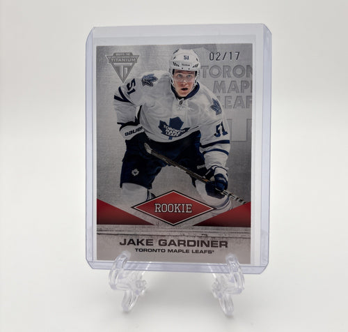 2011-12 Panini Titanium Hockey - Rookie (RC) /17 Jake Gardiner #133 Maple Leafs