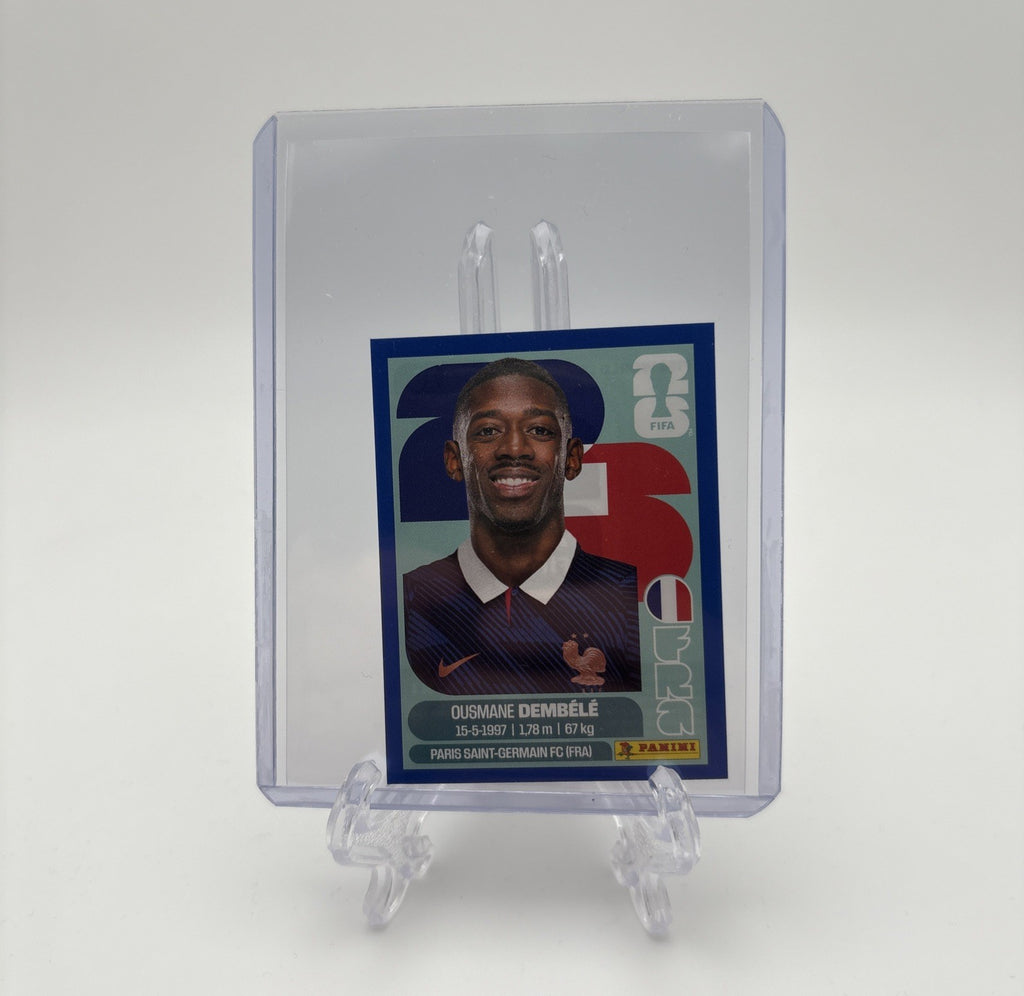 2026 Panini FIFA World Cup - Sticker Blue Border Ousmane Dembele #FRA-15 France