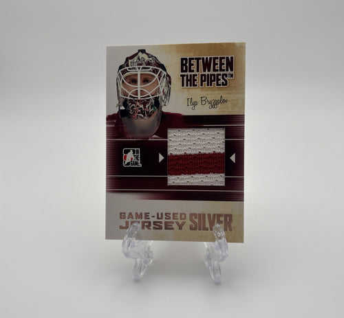 2011 In The Game Between The Pipes Silver Game Used Jersey Ilya Bryzgalov #M-19
