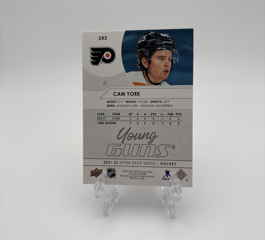 2021-22 Upper Deck Series 1 - Young Guns Cam York #243
