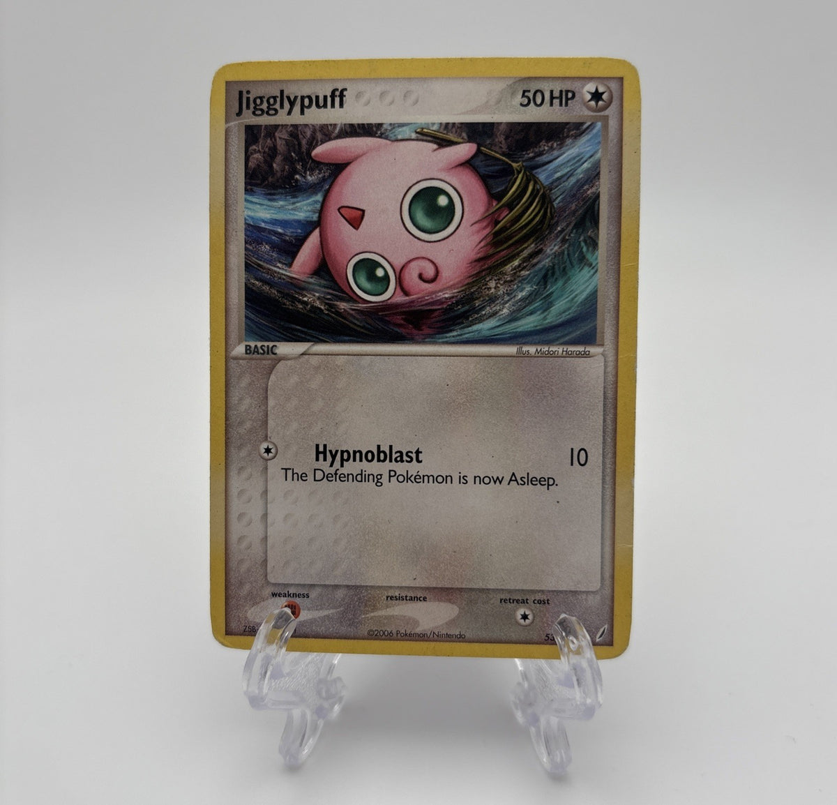 2006 Pokemon - EX Crystal Guardians - Common Jigglypuff #53/100 DMG