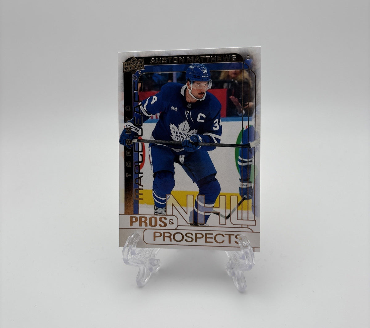 2024-25 Upper Deck Extended Series Pros & Prospects Gold Auston Matthews #PP-40