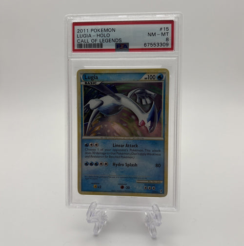 2011 Pokemon - Call Of Legends - Holo Lugia #15/95 - PSA 8 NM-MT