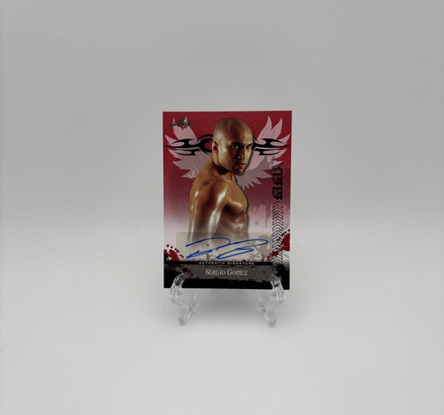 2010 Leaf MMA - Red Auto Sergio Gomez #AV-SG1