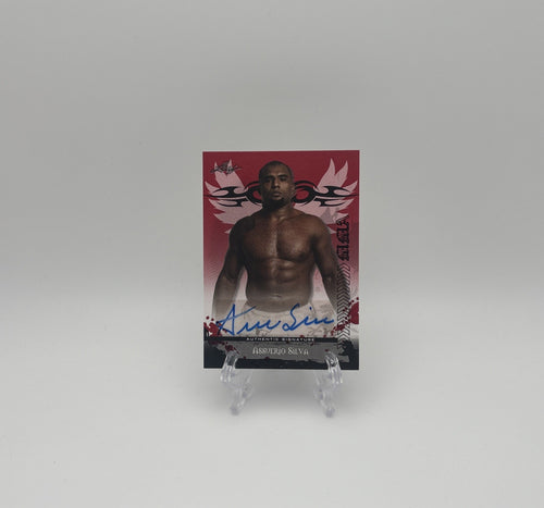 2010 Leaf MMA - Red Auto Assuerio Silva #AV-AS2